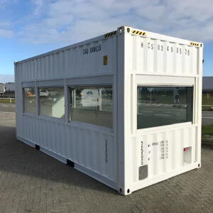 🚢 20ft High Cube Fixed Glazing Observation Container – Premium Office & Observation Solution