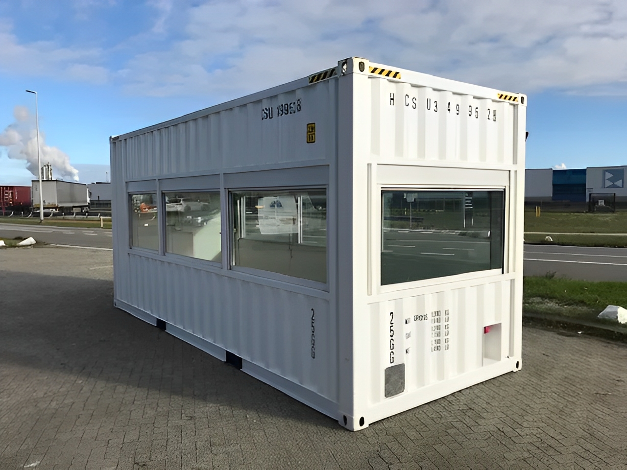 ๐ข 20ft High Cube Fixed Glazing Observation Container โ Premium Office & Observation Solution