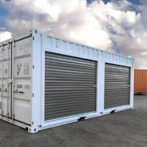 🚢 20ft Shipping Container With Double Roll-Up Doors – Maximum Accessibility & Flexible Storage Solution