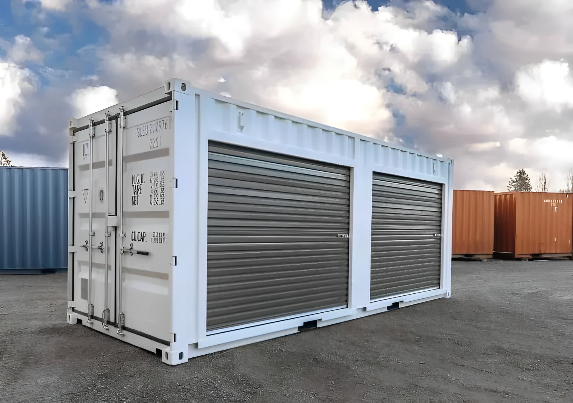๐ข 20ft Shipping Container With Double Roll-Up Doors โ Maximum Accessibility & Flexible Storage Solution