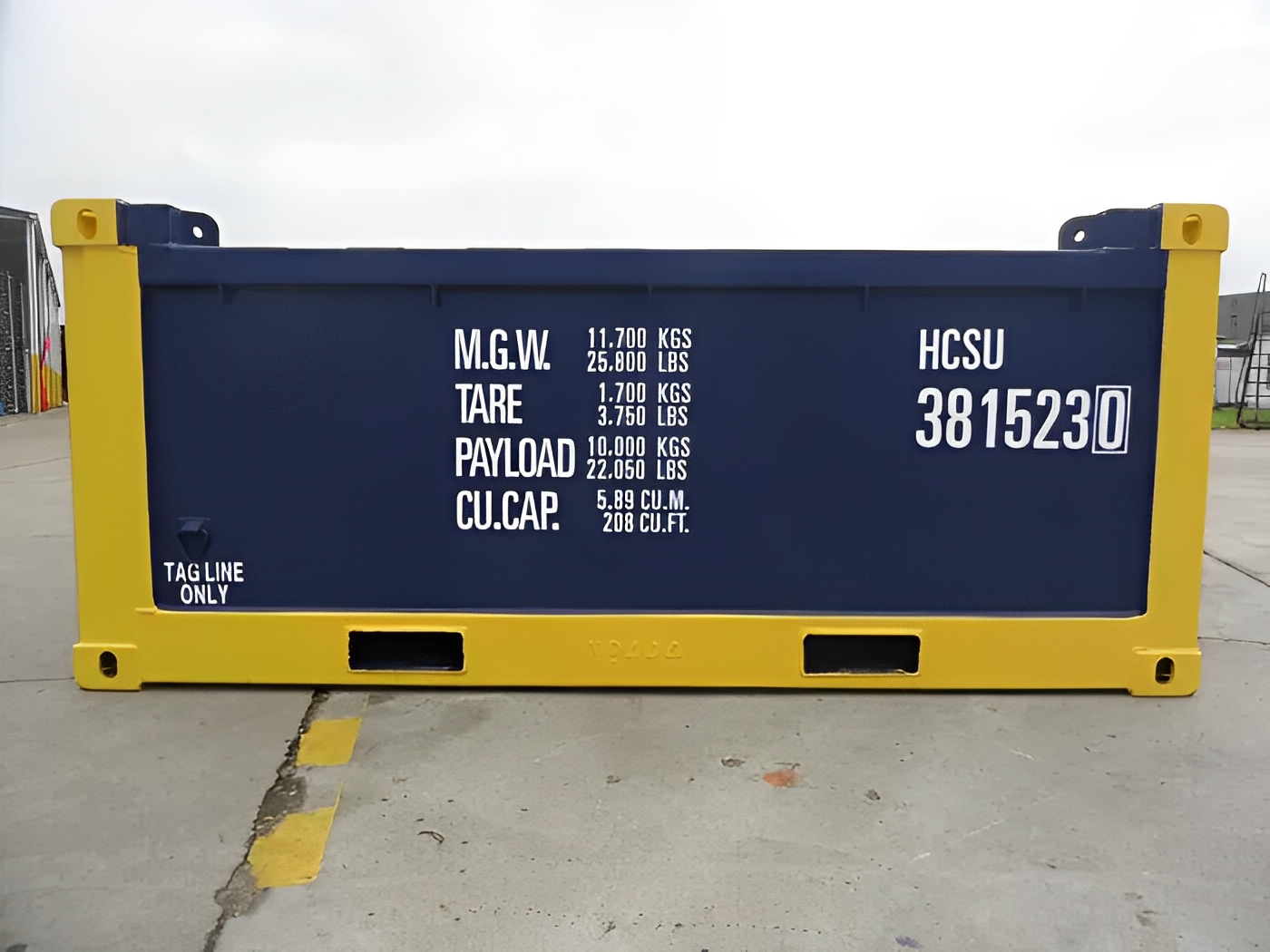 ๐ข 10ft DNV 2.7-1 Half Height Open Top Container โ Offshore Certified Strength & Heavy-Duty Performance - Image 2