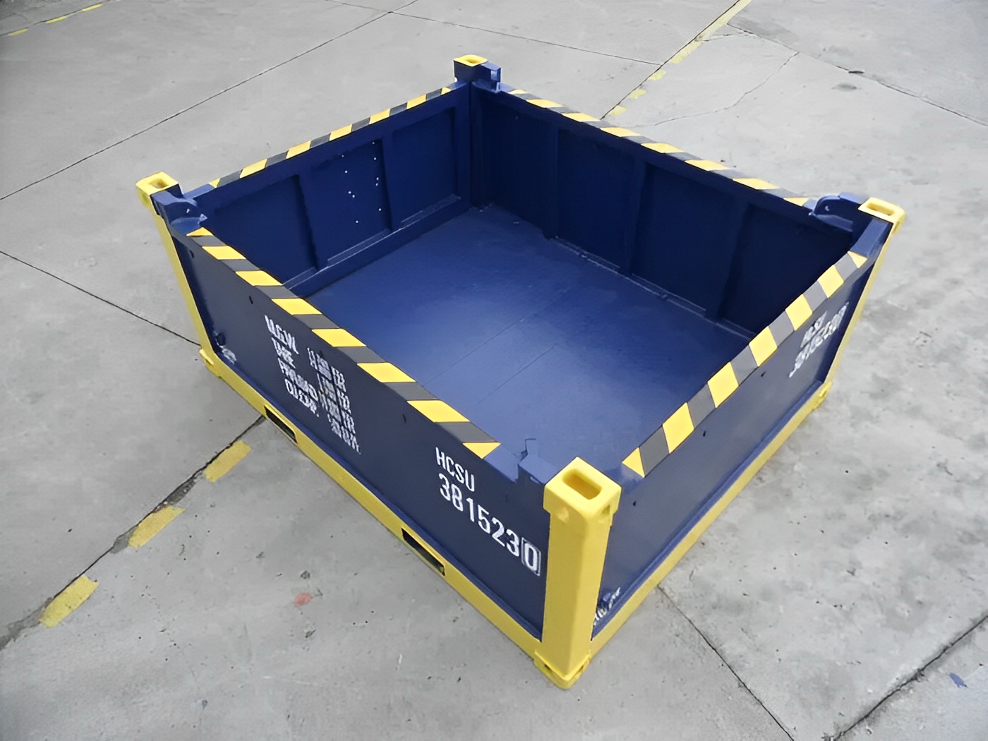 ๐ข 10ft DNV 2.7-1 Half Height Open Top Container โ Offshore Certified Strength & Heavy-Duty Performance - Image 3