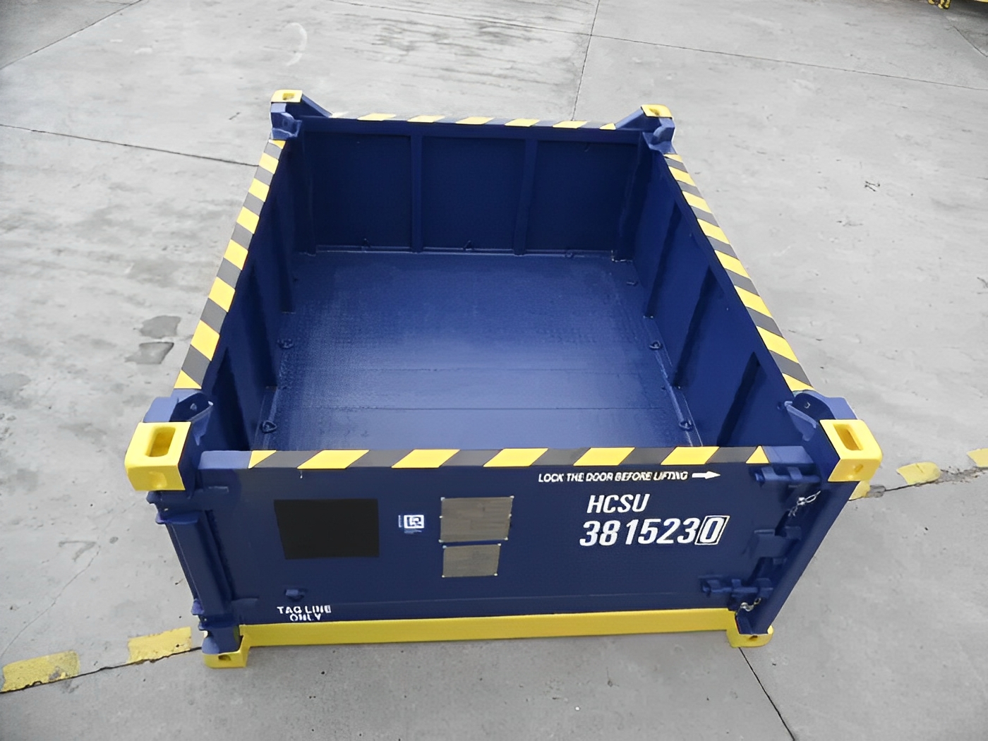 ๐ข 10ft DNV 2.7-1 Half Height Open Top Container โ Offshore Certified Strength & Heavy-Duty Performance - Image 4