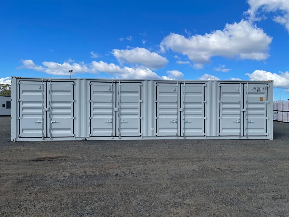 ๐ข 40FT High Cube Storage Shipping Container Conex w/4 Open Side Door 9.5โฒ Tall โ Maximum Access, Maximum Storage - Image 4