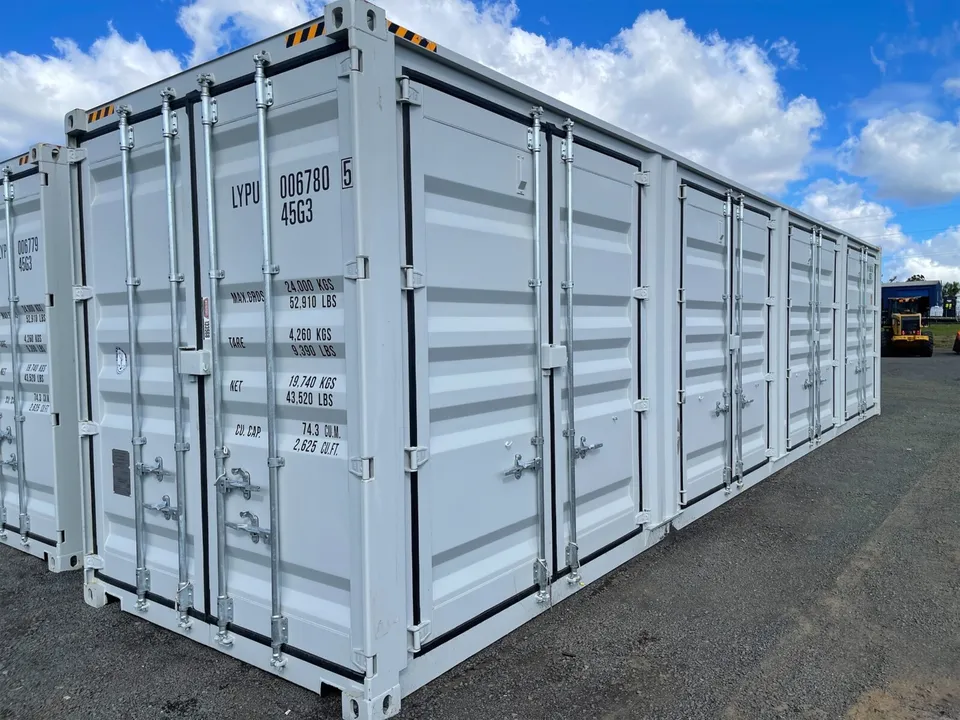 ๐ข 40FT High Cube Storage Shipping Container Conex w/4 Open Side Door 9.5โฒ Tall โ Maximum Access, Maximum Storage - Image 2
