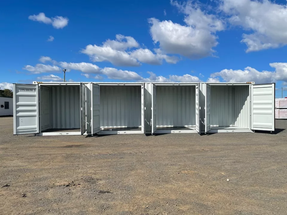 ๐ข 40FT High Cube Storage Shipping Container Conex w/4 Open Side Door 9.5โฒ Tall โ Maximum Access, Maximum Storage - Image 6