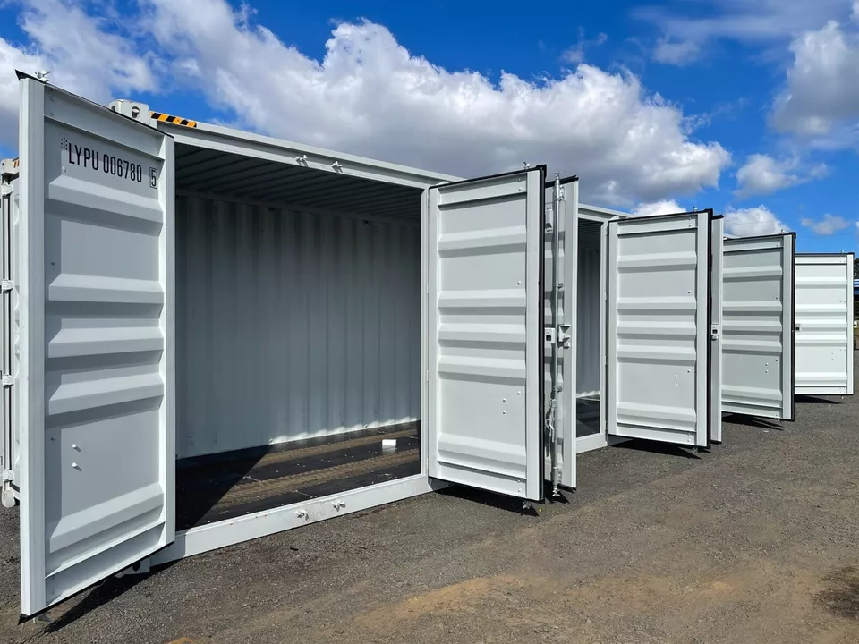 ๐ข 40FT High Cube Storage Shipping Container Conex w/4 Open Side Door 9.5โฒ Tall โ Maximum Access, Maximum Storage - Image 5
