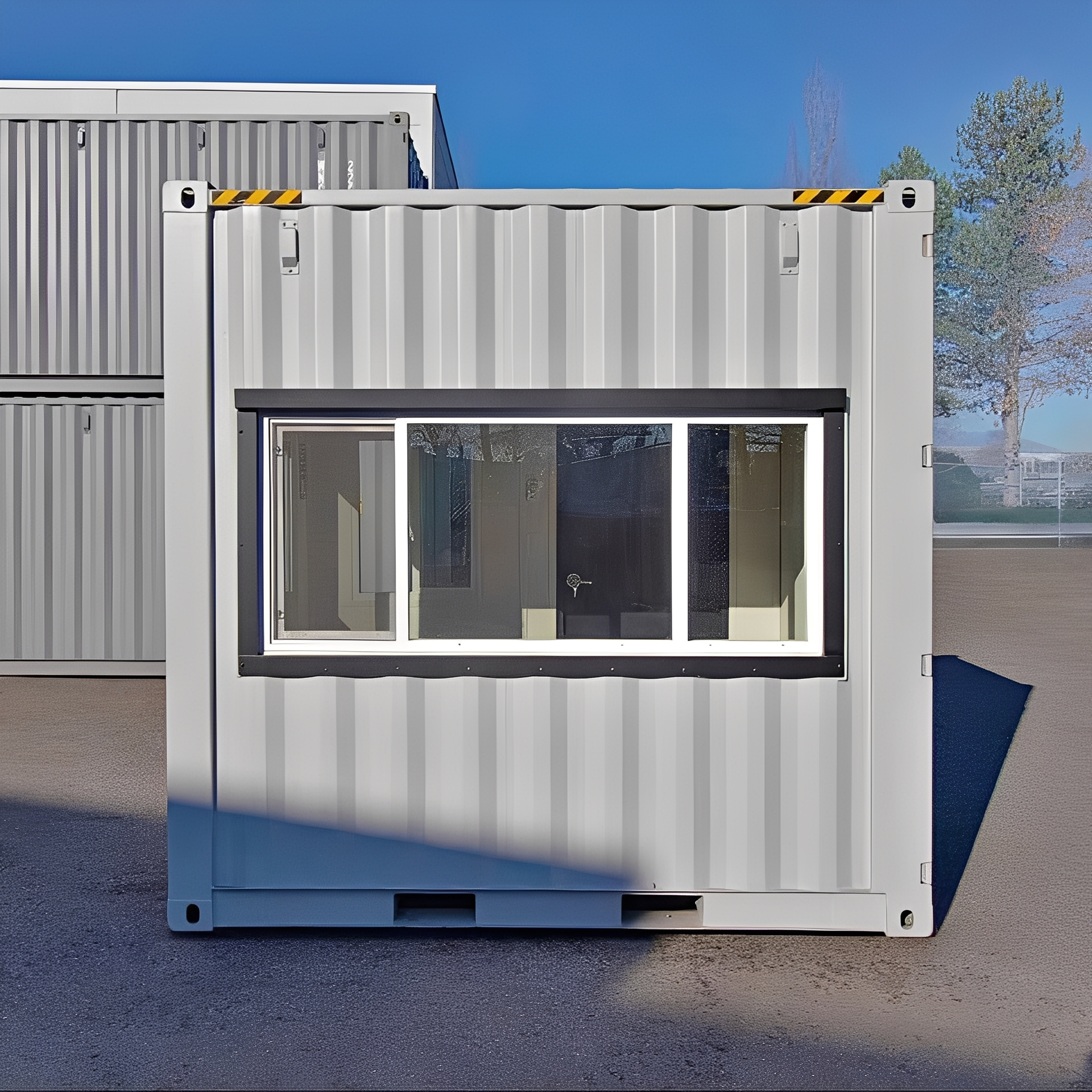 10ft x 10ft High Cube Mobile Office Container – Fully Insulated, Climate-Controlled Portable Workspace - Image 7