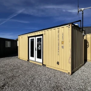 20ft Shipping Container Office Solar Off-Grid – Self-Sufficient Portable Workspace