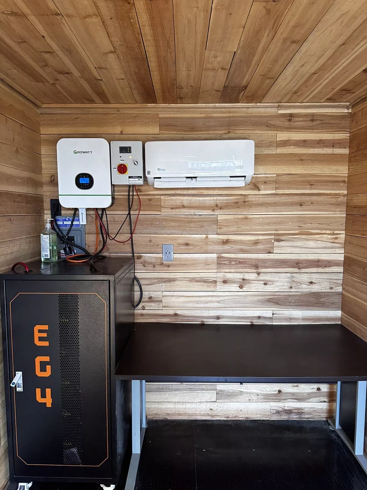 20ft Shipping Container Office Solar Off-Grid – Self-Sufficient Portable Workspace - Image 8