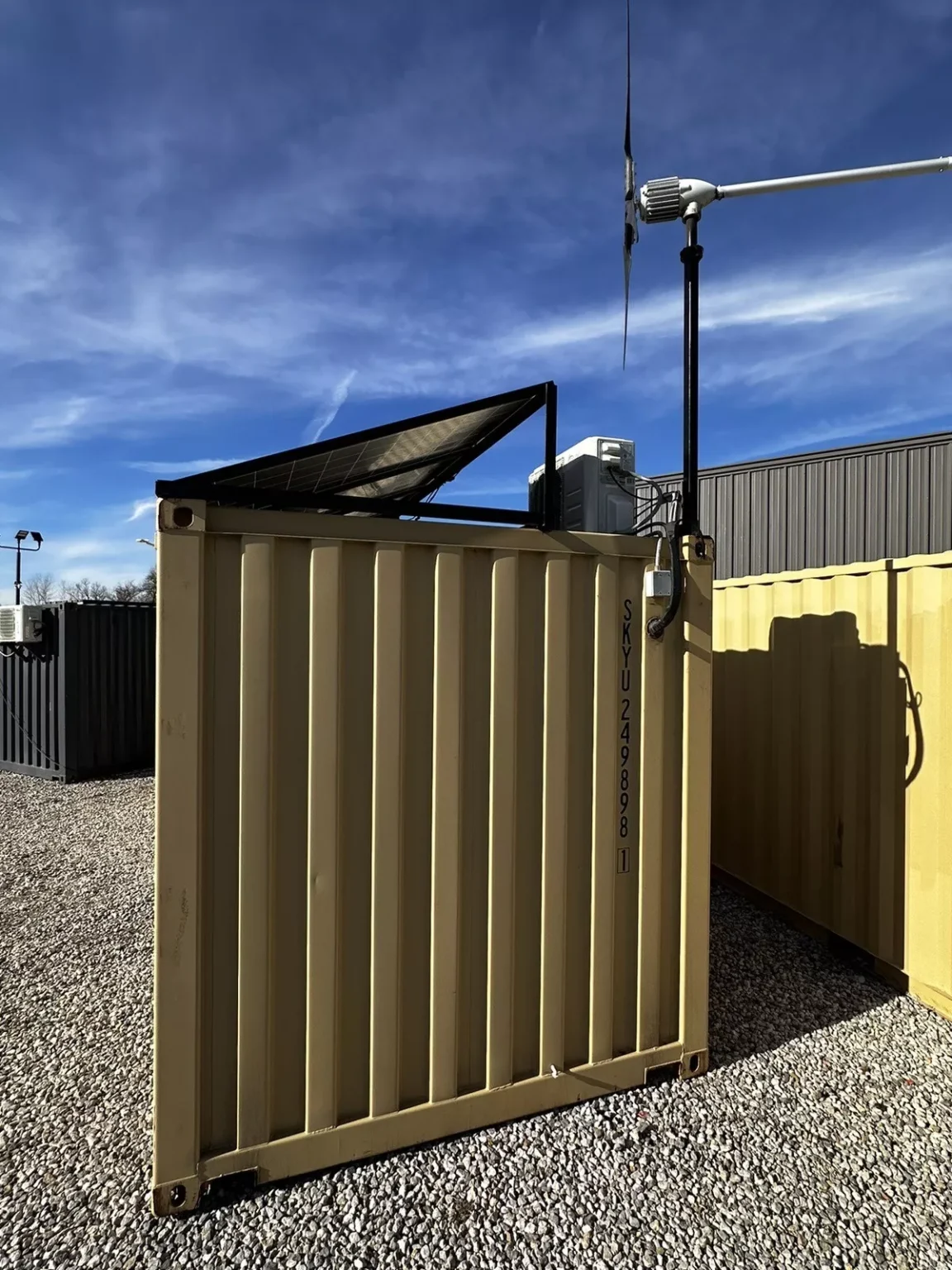 20ft Shipping Container Office Solar Off-Grid – Self-Sufficient Portable Workspace - Image 3