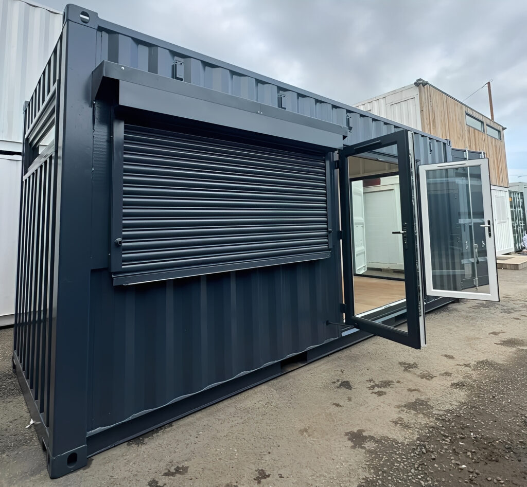 20ft x 8ft Custom Shipping Container Conversion – Portable Building, Fully Customizable Design - Image 3