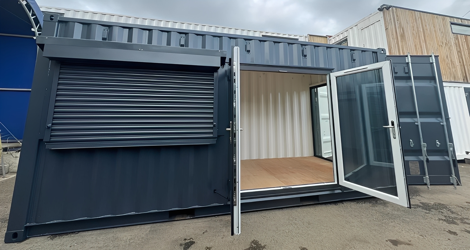 20ft x 8ft Custom Shipping Container Conversion – Portable Building, Fully Customizable Design - Image 6