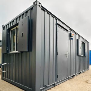 21ft x 8ft Office / Canteen Cabin – Anti-Vandal Portable Building