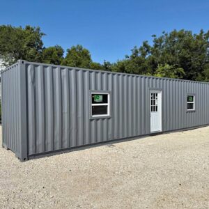 40Ft High Cube Shipping Container Workshop โ Insulated, LED-Lit, & Generator-Ready