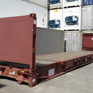 40ft Used Collapsible Flat Rack Containers โ Heavy-Duty Oversized Cargo Transport Solution